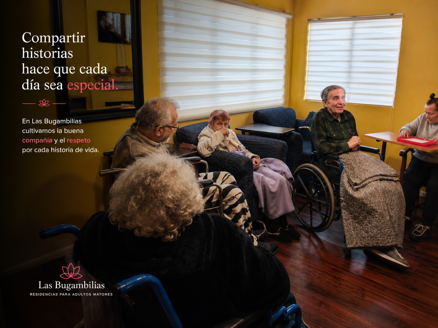 Residente participando en una actividad significativa de cocina